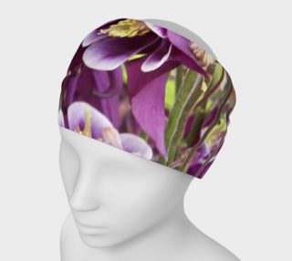 Purple and Pink Columbines Headband preview