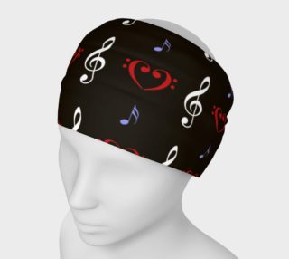 Aperçu de Red White and Musical Headband
