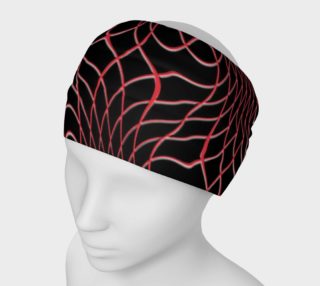 Aperçu de Black and Red Pineapple Twist Headband