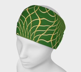 Green and Orange Pineapple Twist Headband preview