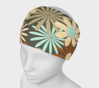 Retro Floral - Brown preview