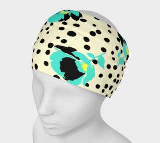 Aperçu de Polka Dots and Flowers Headband