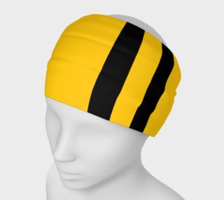 Yinz Black and Yellow Headband aperçu