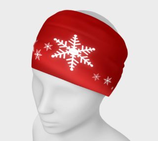 Winter Snowflakes Red Christmas preview