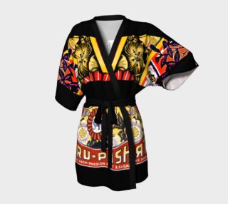 Vintage Passion Fruit Kimono Robe preview