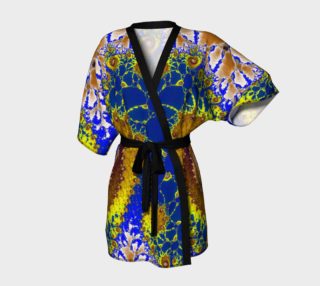 Lapis Glass Flower Spiral Kimono preview