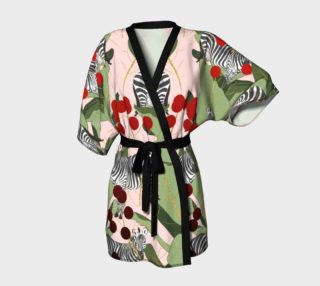 Zebra Harem Kimono Robe preview