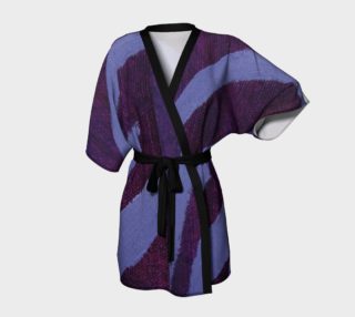 Blue and Purple Kimono Robe preview