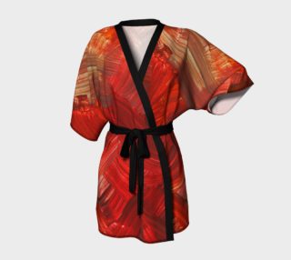 Orange Swish Unisex Kimono Robe preview