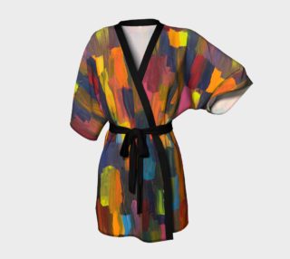 Unisex Collage Colors Kimono Robe preview