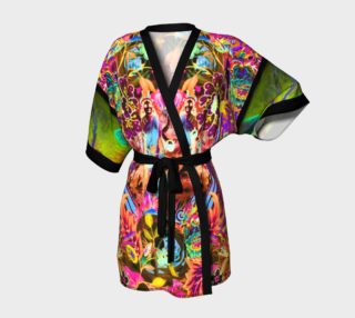 Bohemian Goddess Neon Kimono Robe preview