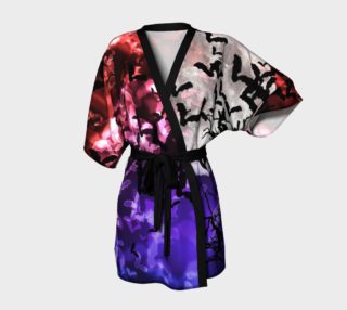 Bokeh Bats and Moon Kimono Robe preview