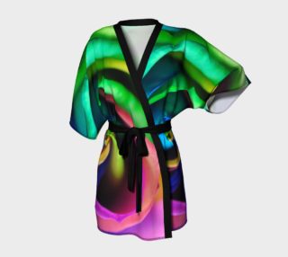 Rainbow Rose 17 Kimono Robe preview