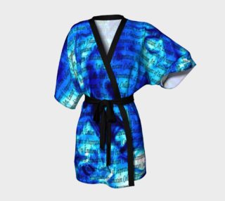 Inspiration In Blue Kimono Robe preview
