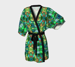 Green Deco Kimono Robe preview