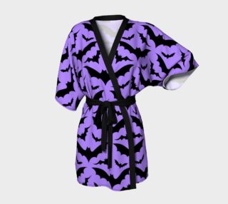 Purple Bats Kimono preview