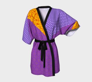 Orange and Purple Clash Kimono preview