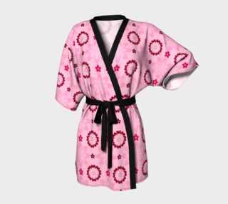 Aperçu de Pink Flower Delight Kimono
