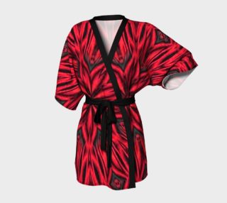 Red Tiger Stripes Kimono preview