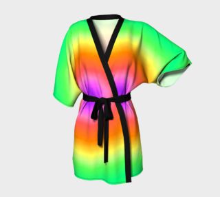 Green and Orange Tiedye Kimono preview