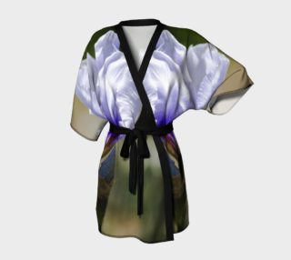 Purple & White Iris Kimono preview