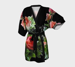 Lovely bunch of roses on Kimono robe, for anyone. preview