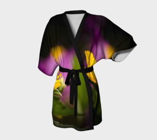 Yellow Marguerite Kimono Robe preview