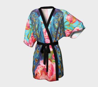 Peacock Floral Fantasy Kimono preview