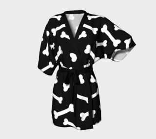 Black Bones Kimono Robe preview