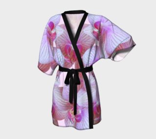 Pink Orchids Kimono Robe preview