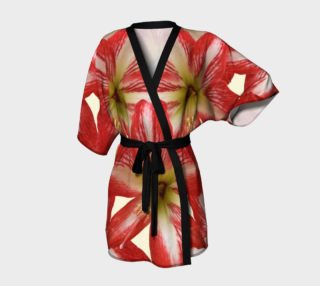 Amaryllis Flower II Kimono Robe preview