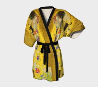 The Kiss by Gustav Klimt Kimono preview