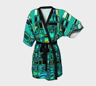 Emerald Abstract Kimono preview