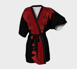 Red Maple Leaf Robes Beautiful Canada Kimono Robes preview