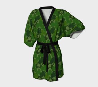 Green Shamrocks Kimono preview