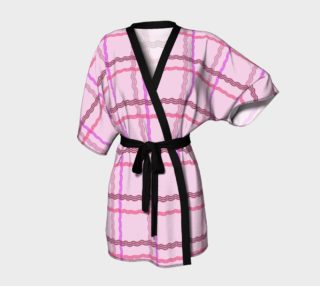 Aperçu de Pink Tartan Kimono