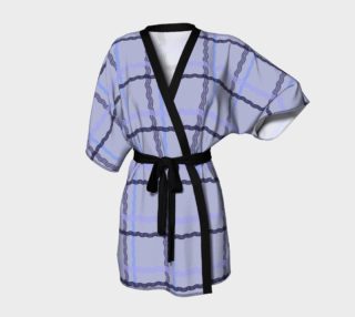 Aperçu de Blue Tartan Kimono