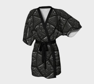 Dark Embossed Artwork Kimono preview