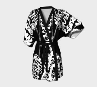 Du Coquelicot Blanc Kimono Robe preview