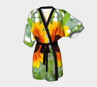 Summertime Sunflower Kimono Robe preview