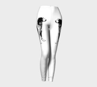 Brittany Spaniel Drawing Leggings preview