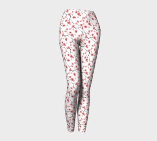 Cherry Tree Pink Blossoms Leggings preview