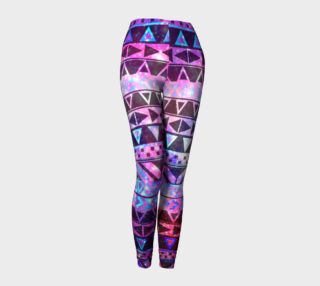 Girly Andes Aztec Pattern Pink Teal Nebula Galaxy preview