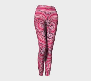 Pink Cotton Candy Swirl leggings preview