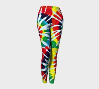 Tie-Dye Retro Design Pattern Leggings preview