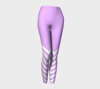 Lilac Chevrons with Block Color Top Leggings preview