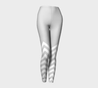 Light Grey Chevrons with Block Color Top Leggings preview