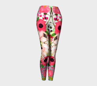 yellow floral legging V1 preview