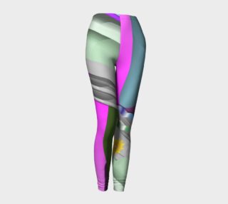 Palm 3D Yoga Leggings  101-6 preview