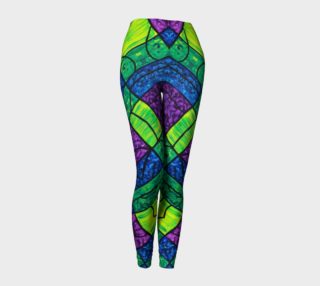Serenity Stained Glass Diagonal Leggings preview